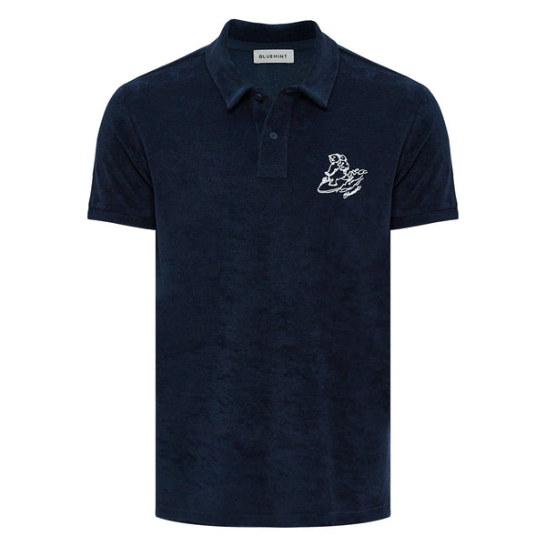 Bluemint yam embroidered polo shirts