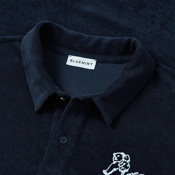 Bluemint yam embroidered polo shirts