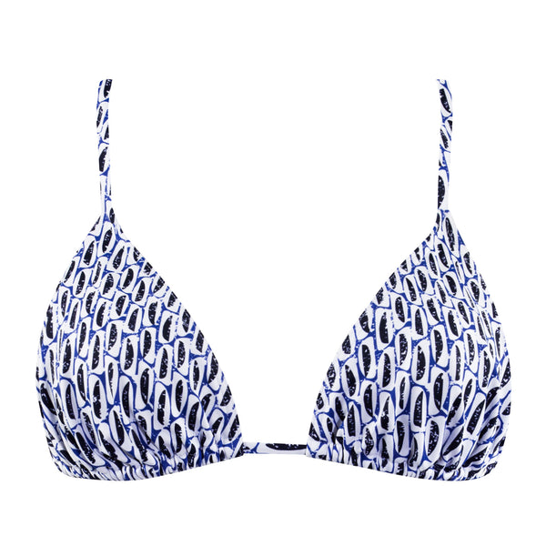 Bluemint rosa printed bikini top