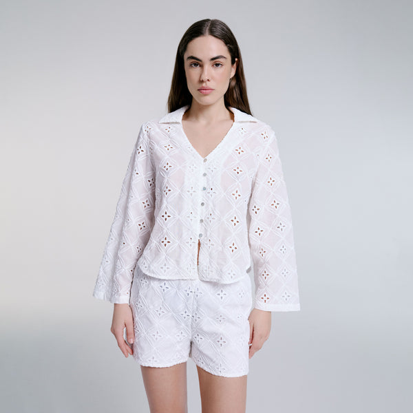 Bluemint zia embroidered shorts