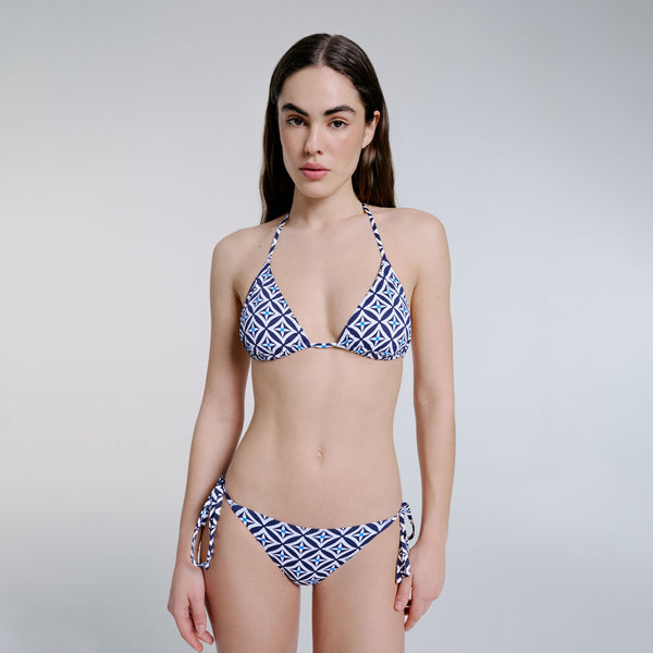 Bluemint rosa printed bikini top