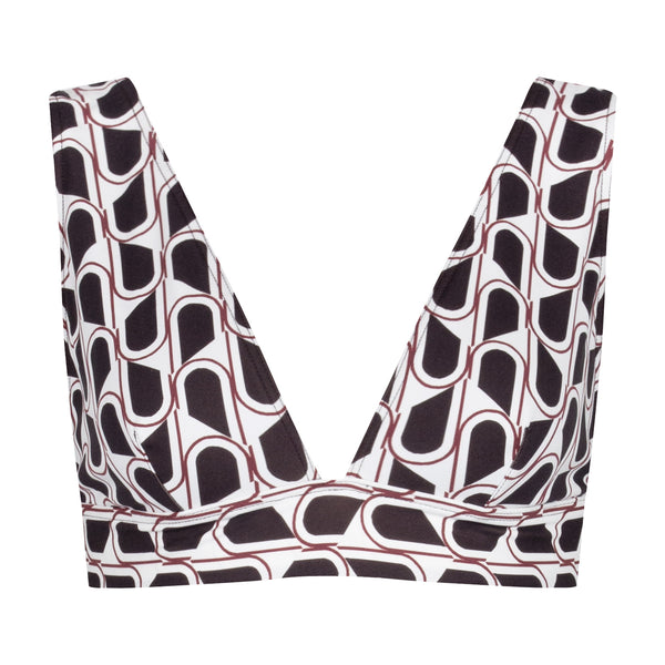 Bluemint camila printed bikini top