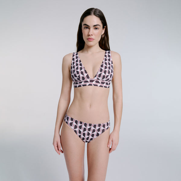 Bluemint camila printed bikini top