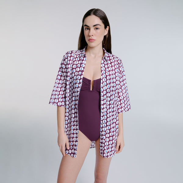 Bluemint esther printed cover up