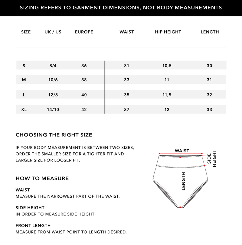 Size Chart 1
