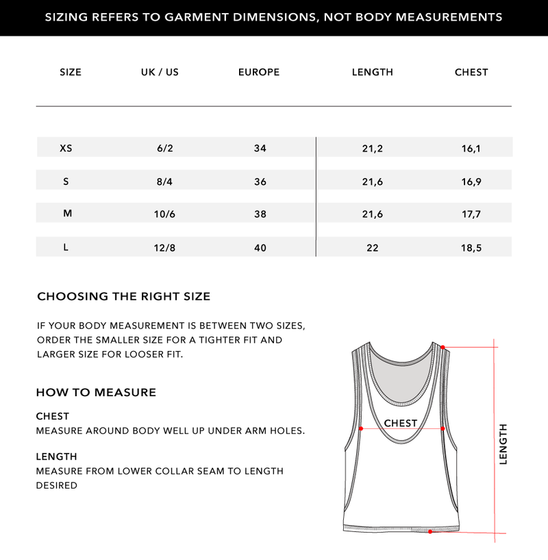 Size Chart 2