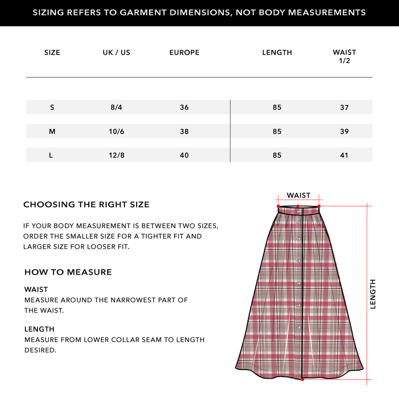 Size Chart 1