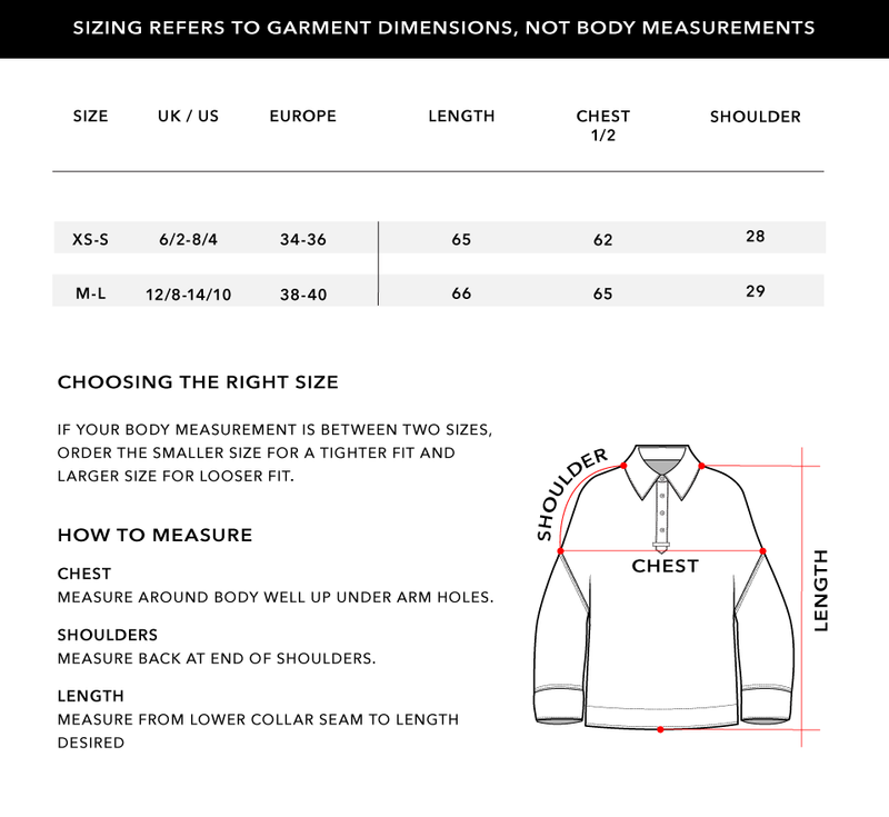 Size Chart 1