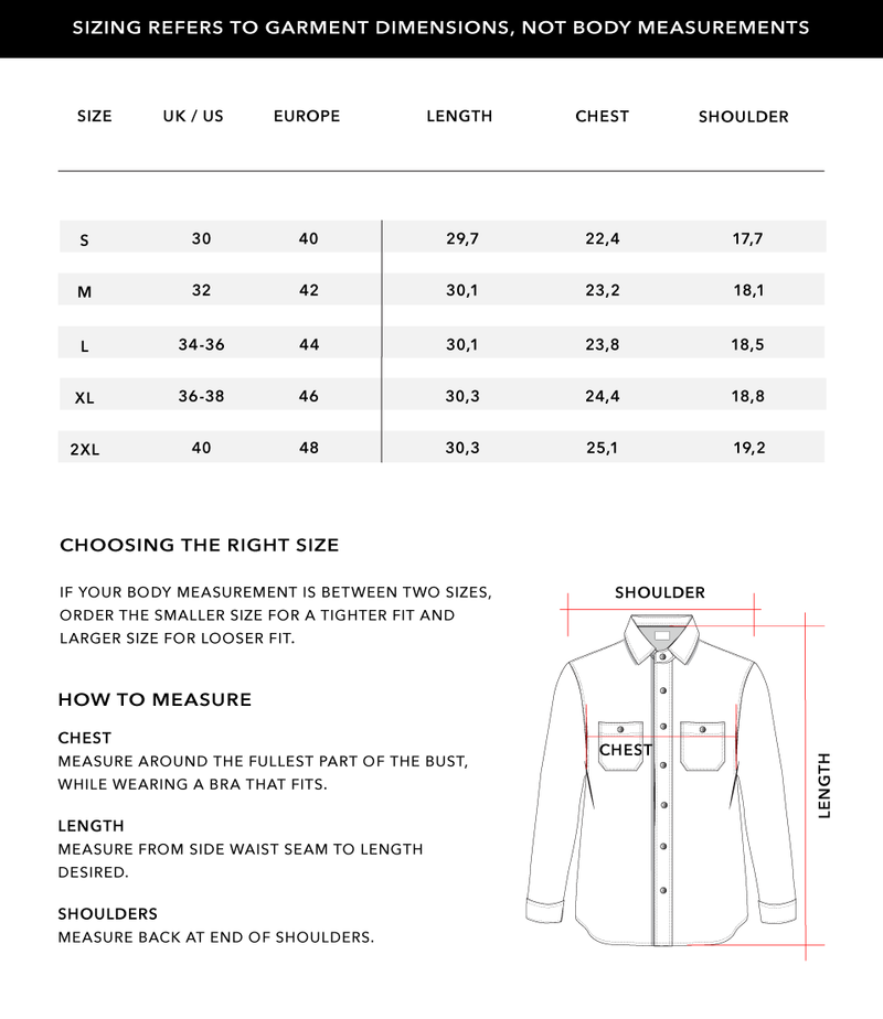 Size Chart 2