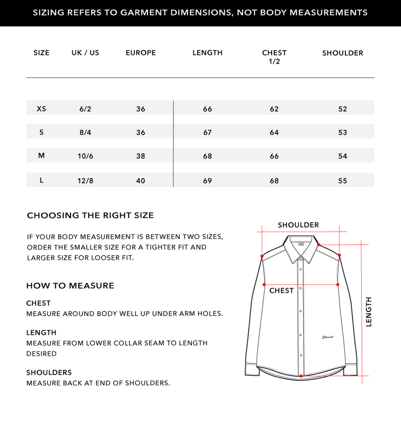 Size Chart 1