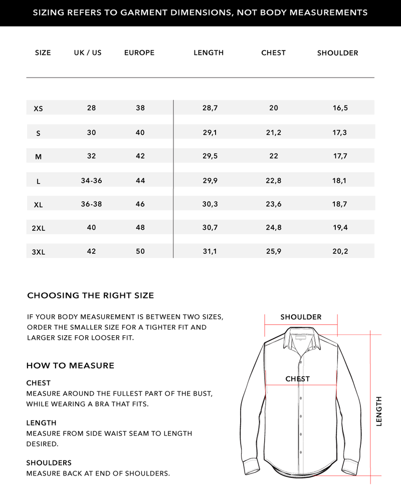 Size Chart 2