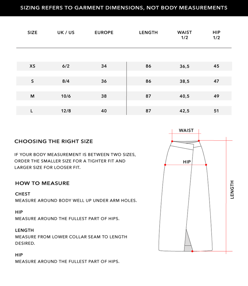 Size Chart 1