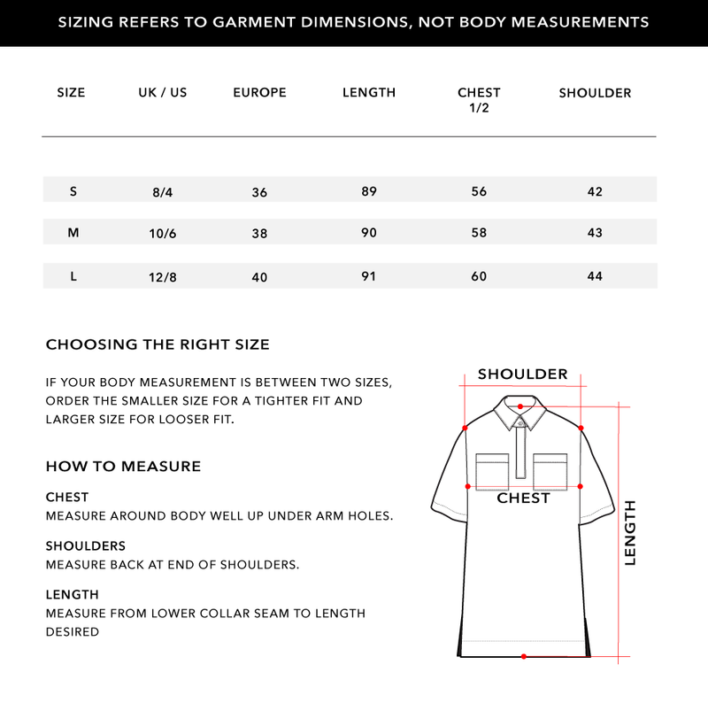 Size Chart 1