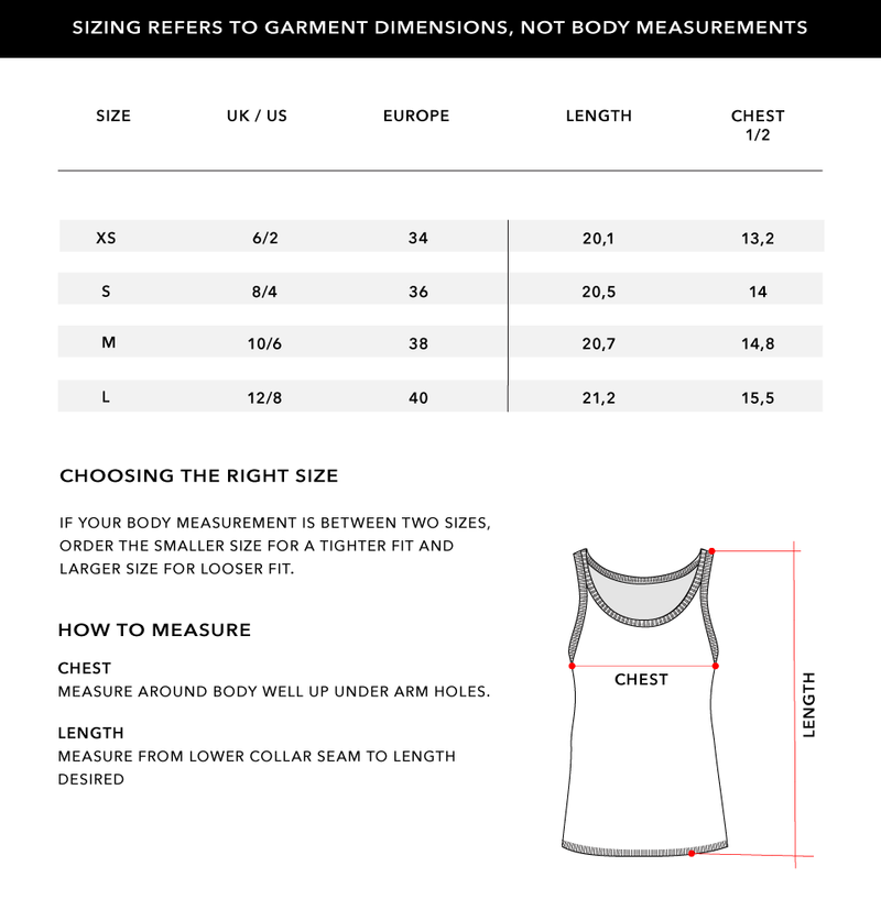 Size Chart 2