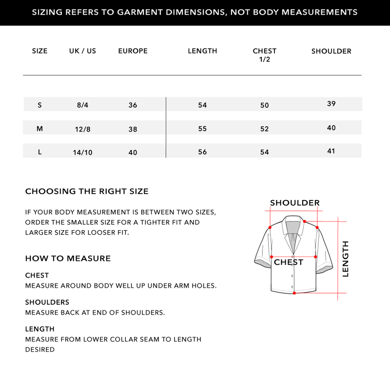 Size Chart 1