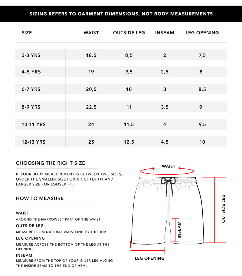 Size Chart 2