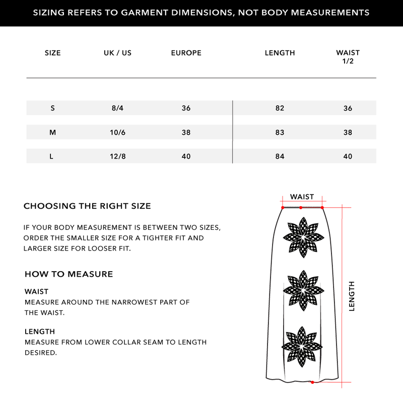 Size Chart 1