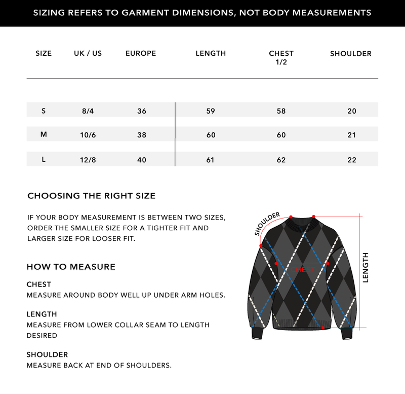 Size Chart 1