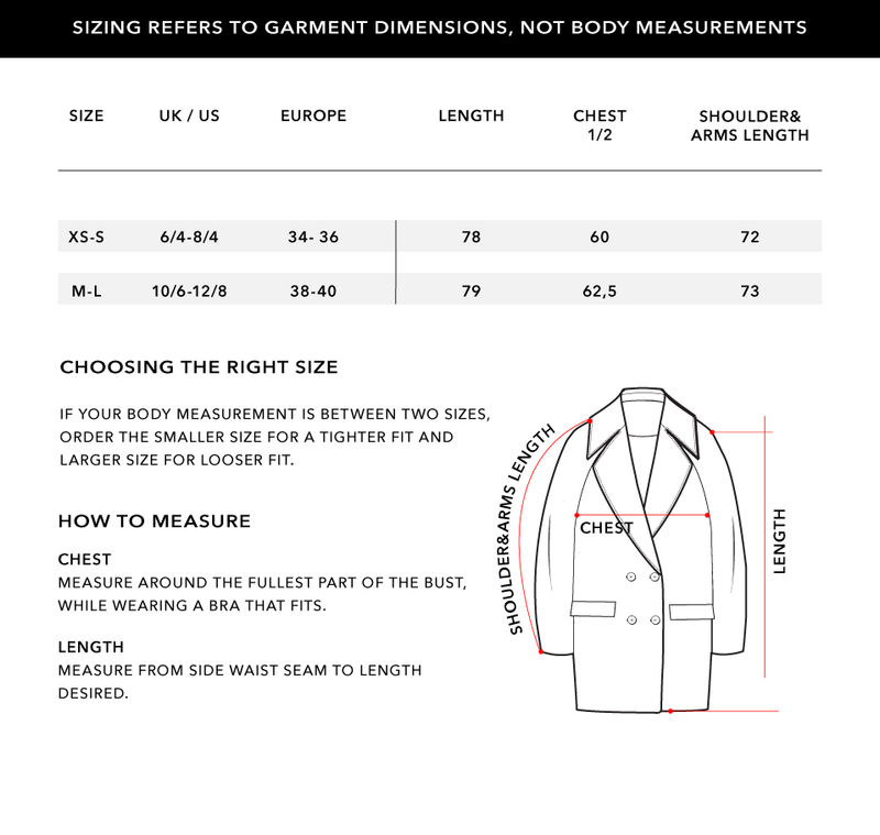 Size Chart 1
