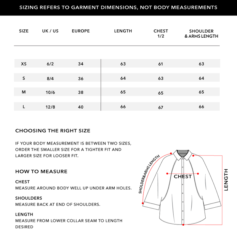 Size Chart 1