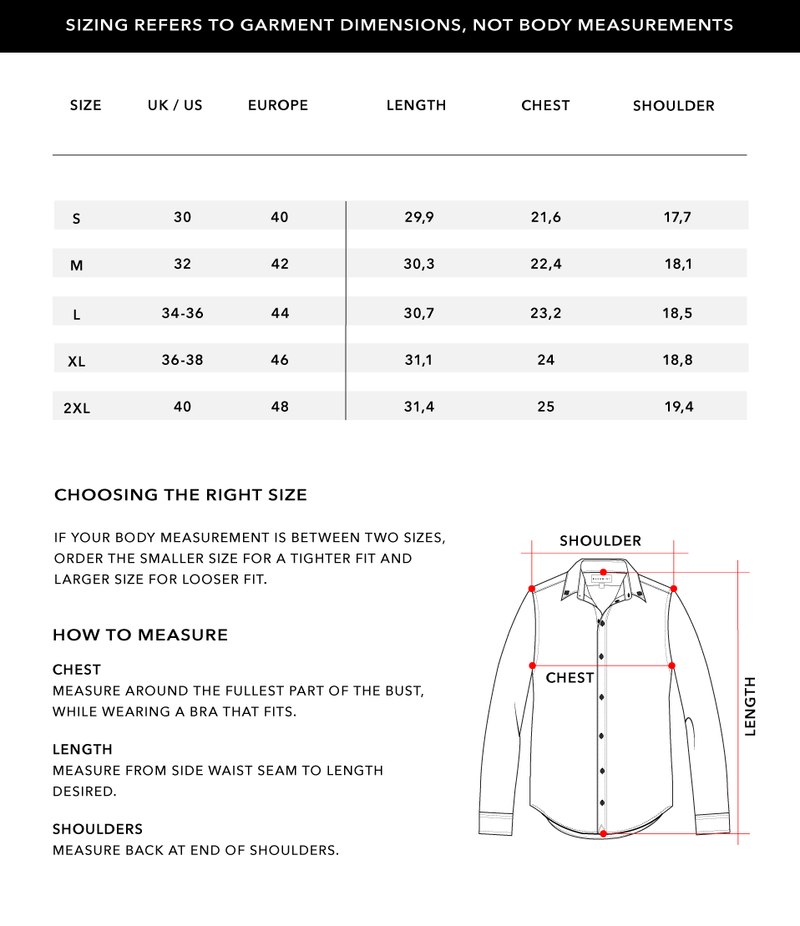 Size Chart 2