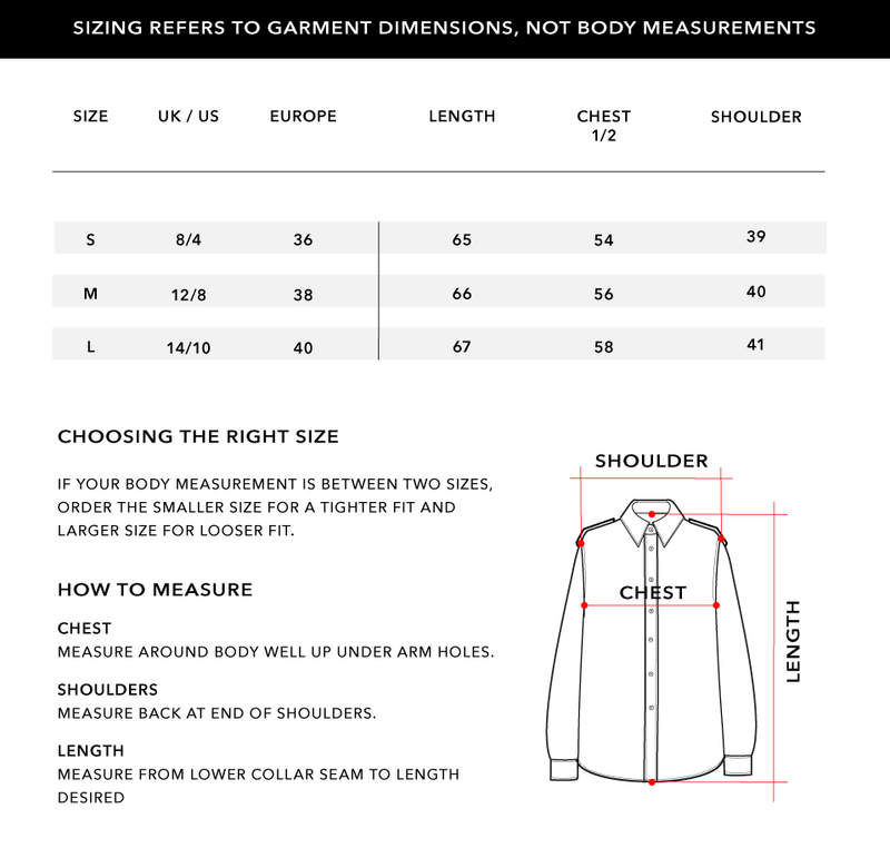 Size Chart 1