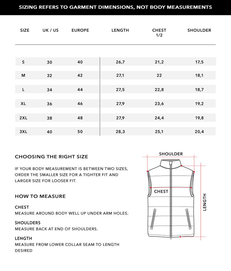 Size Chart 2
