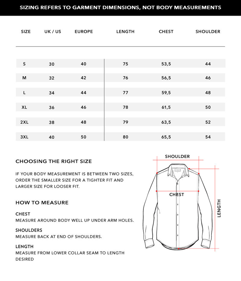 Size Chart 1