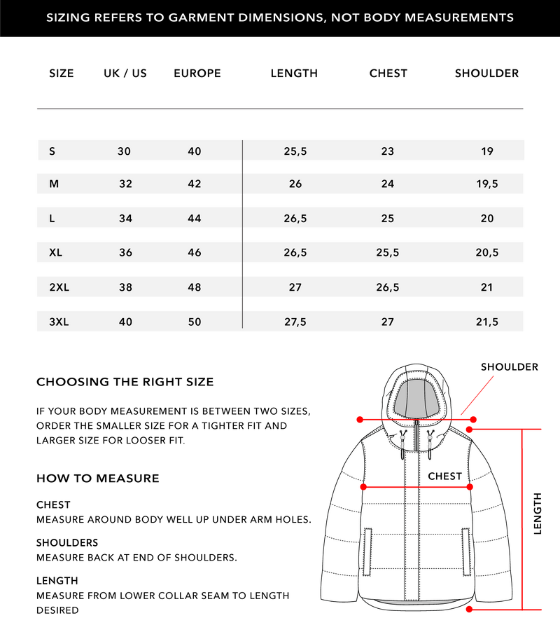 Size Chart 2