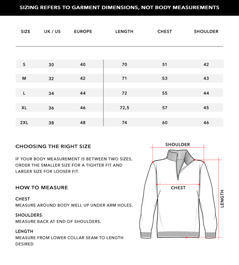 Size Chart 1