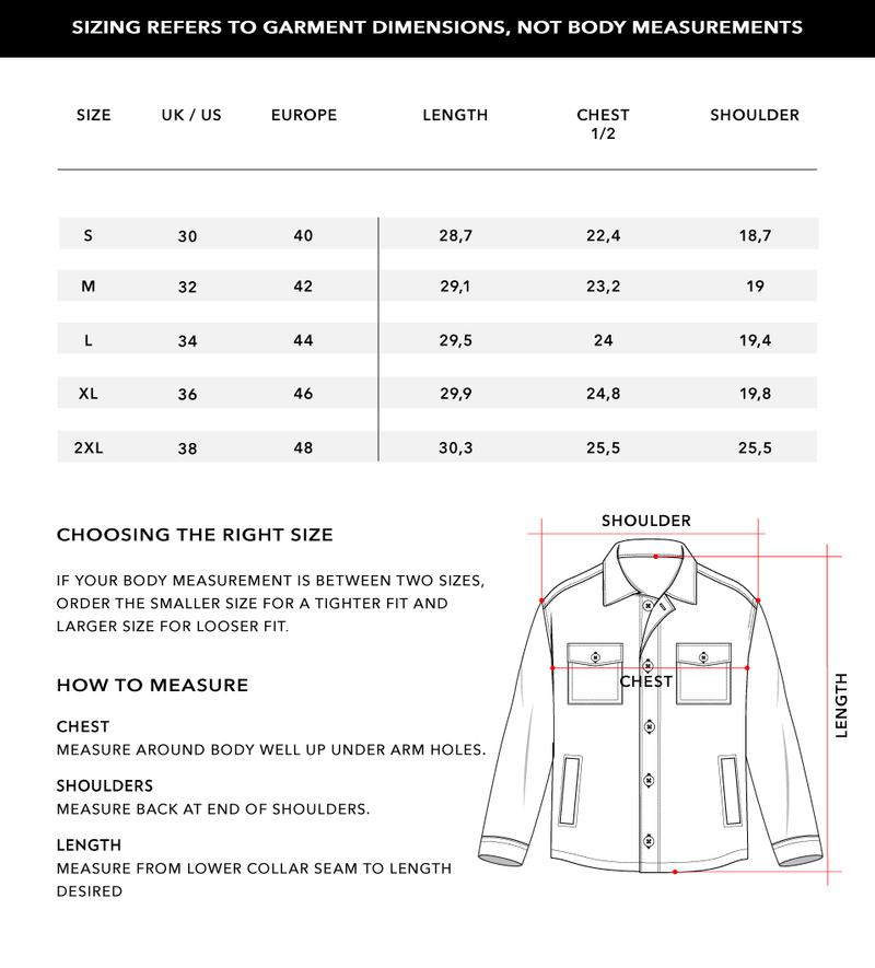 Size Chart 2