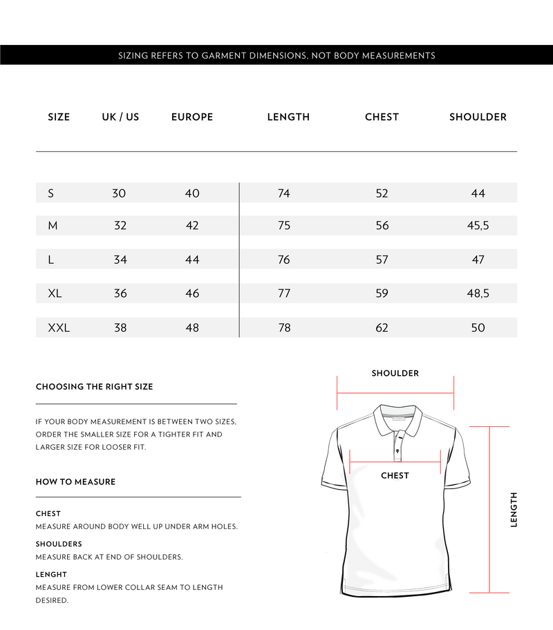 Size Chart 1