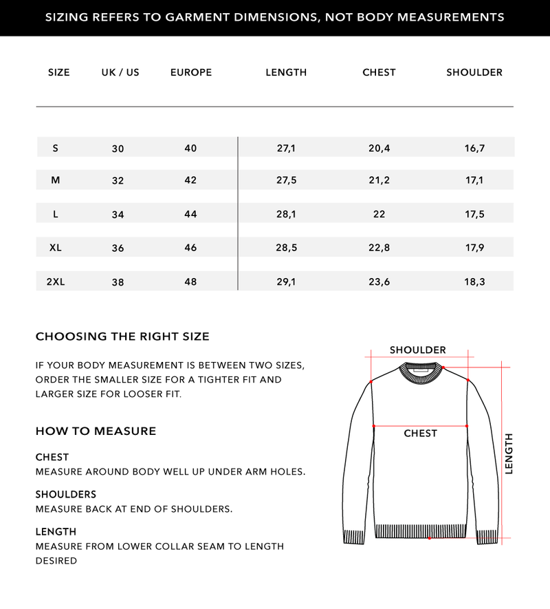 Size Chart 2