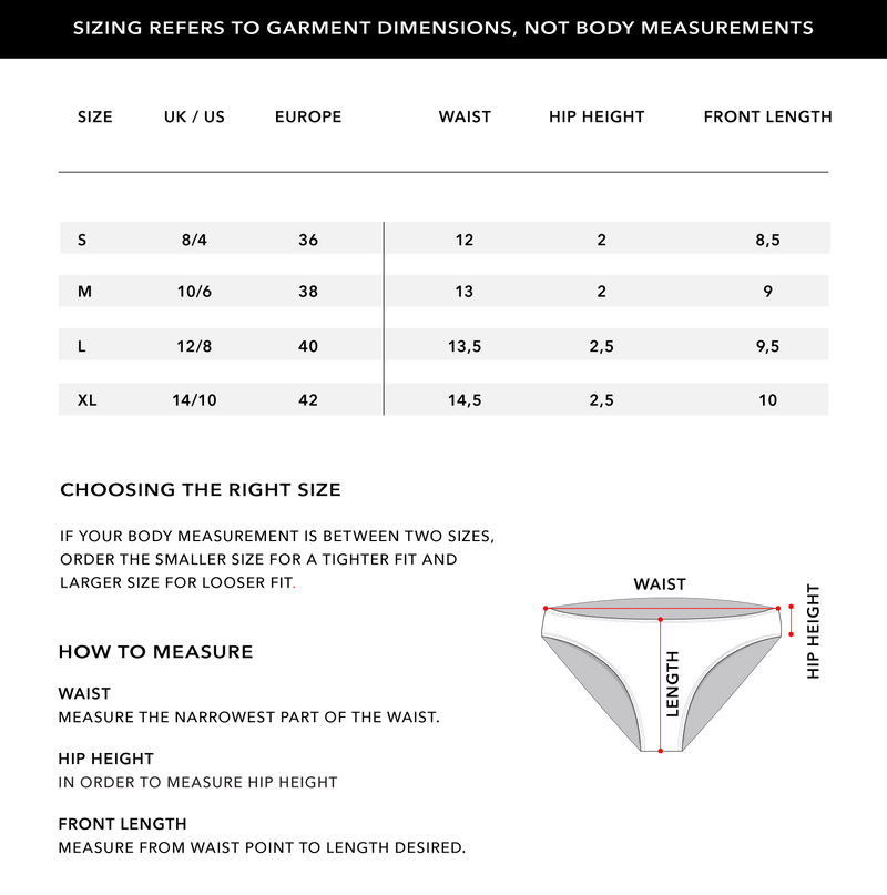 Size Chart 2