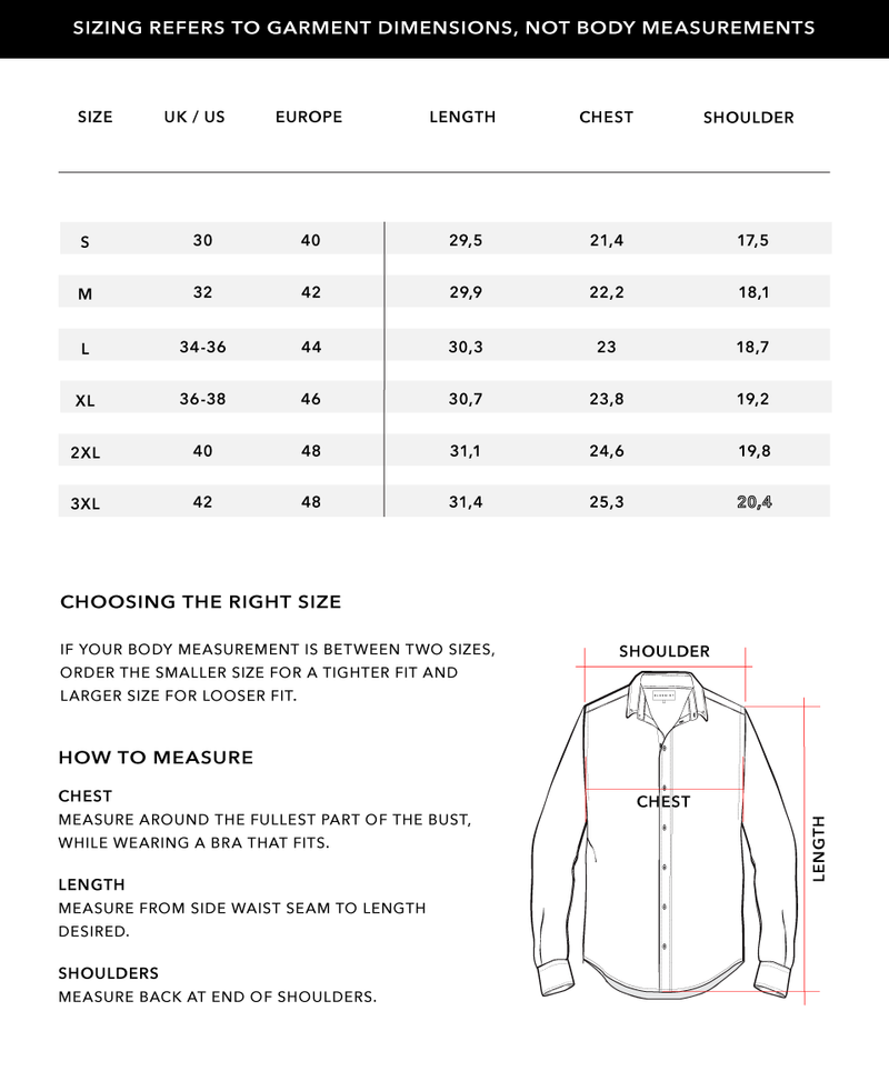 Size Chart 2
