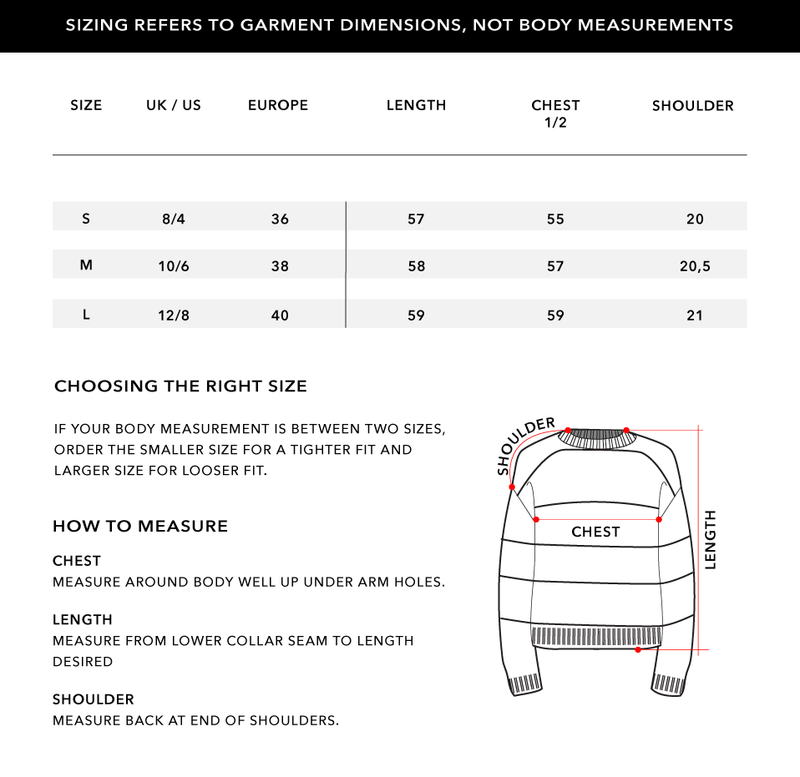 Size Chart 1