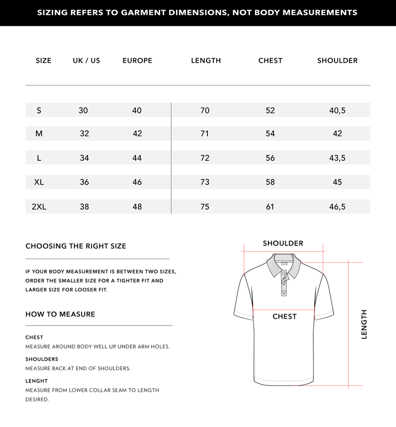 Size Chart 1