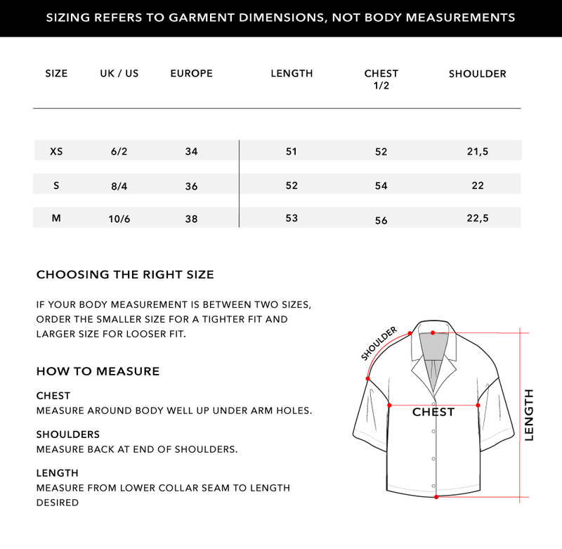Size Chart 1