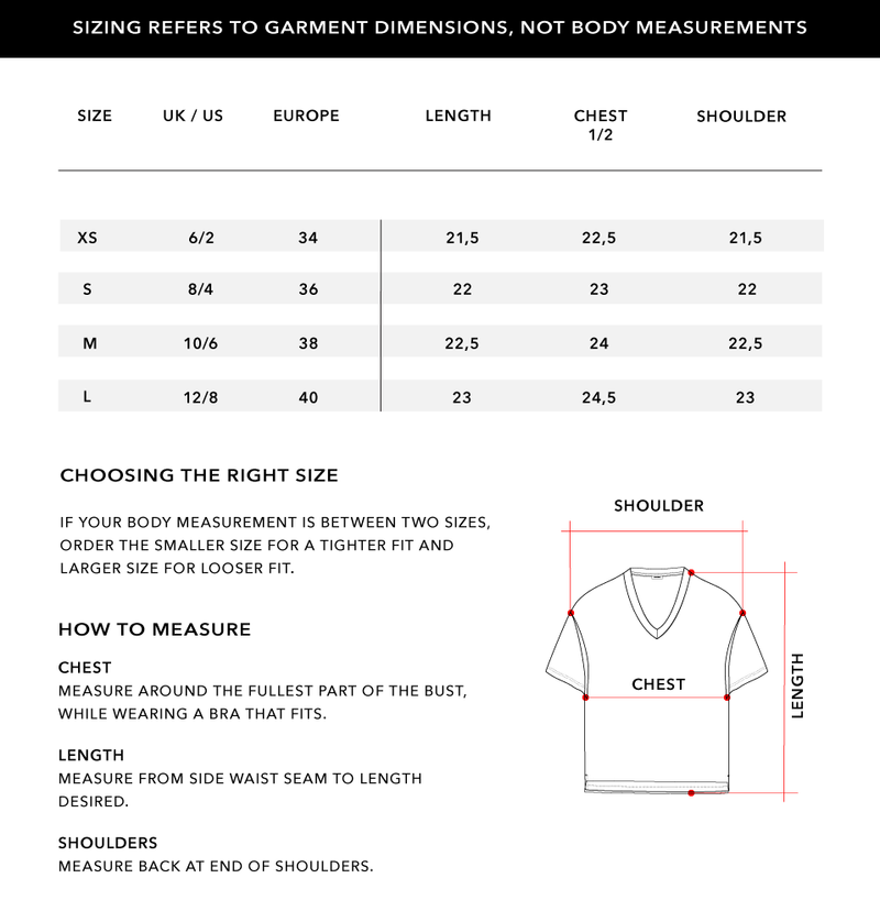 Size Chart 2