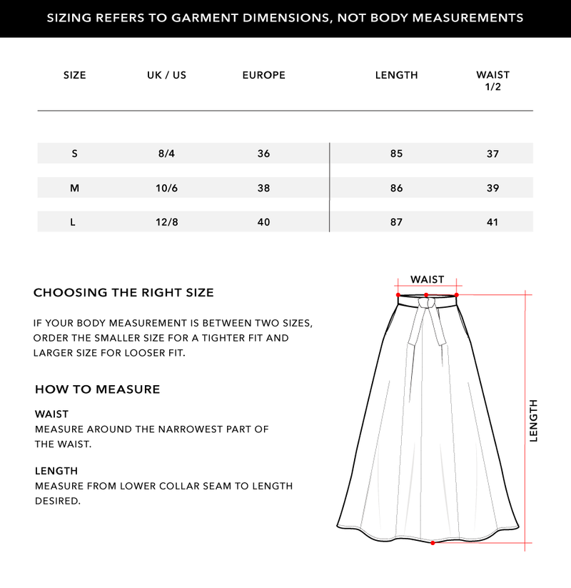 Size Chart 1