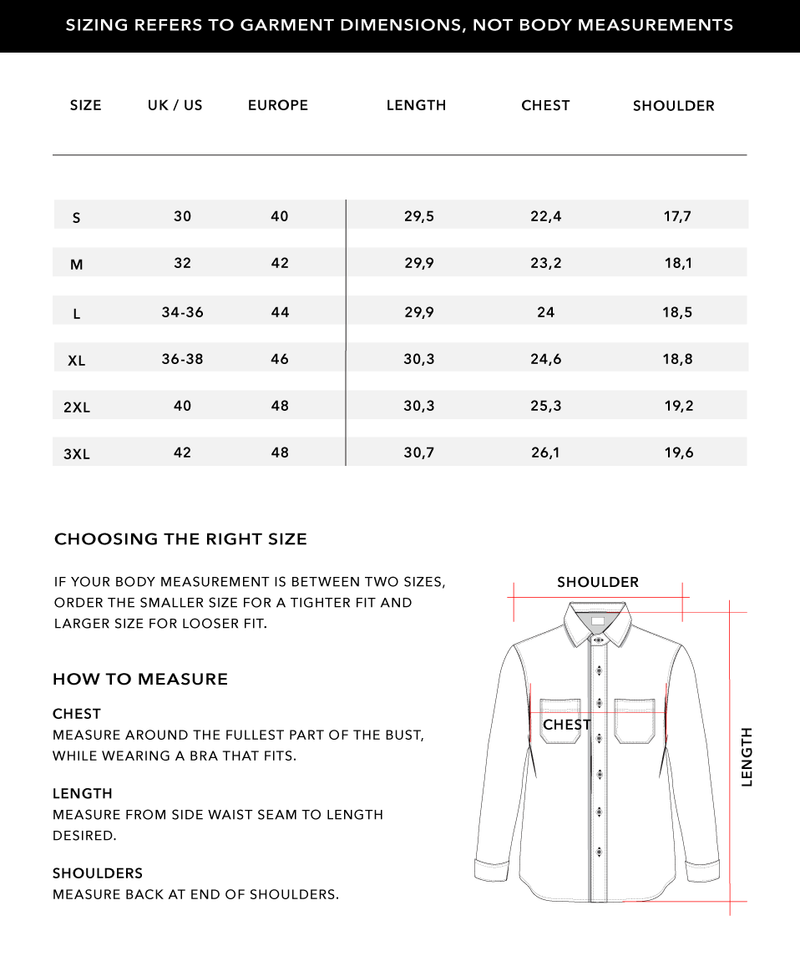 Size Chart 2