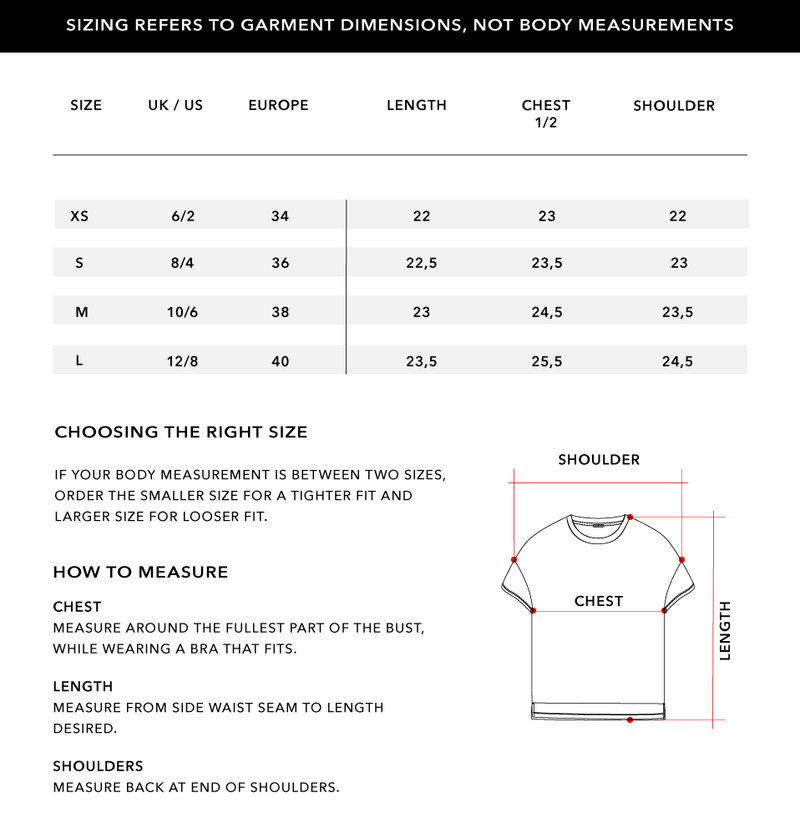 Size Chart 2