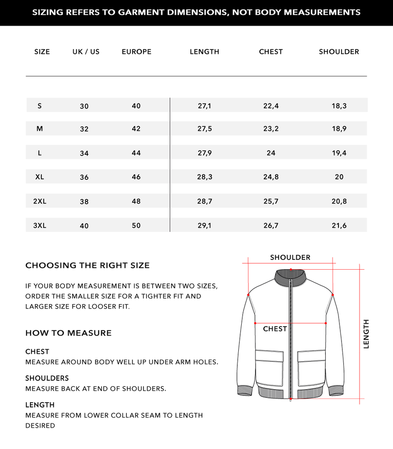 Size Chart 2
