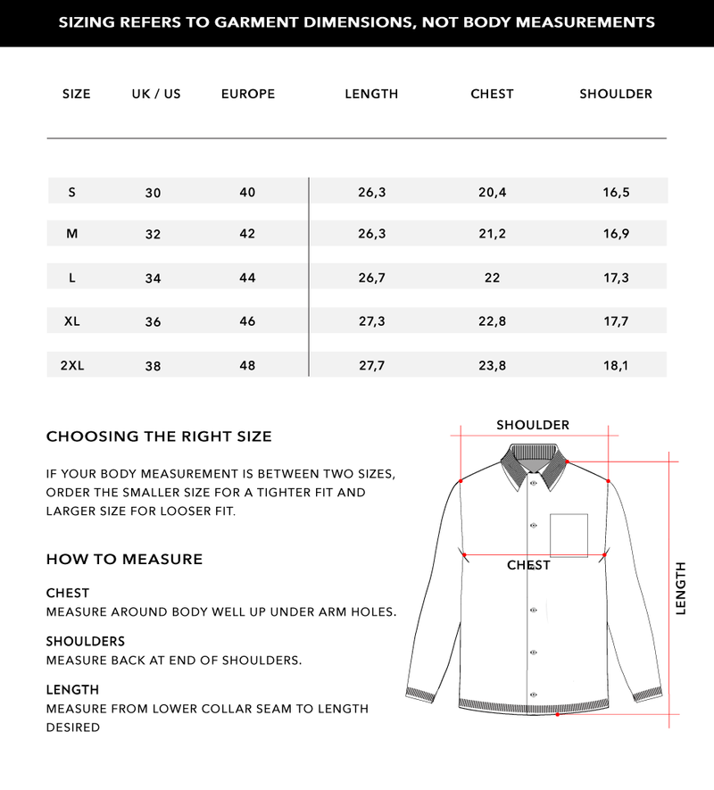 Size Chart 2