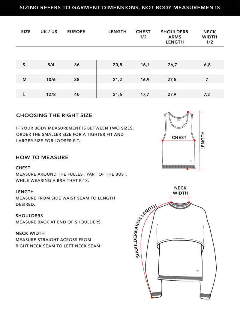 Size Chart 2