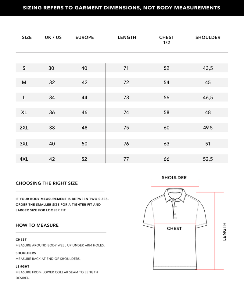 Size Chart 1