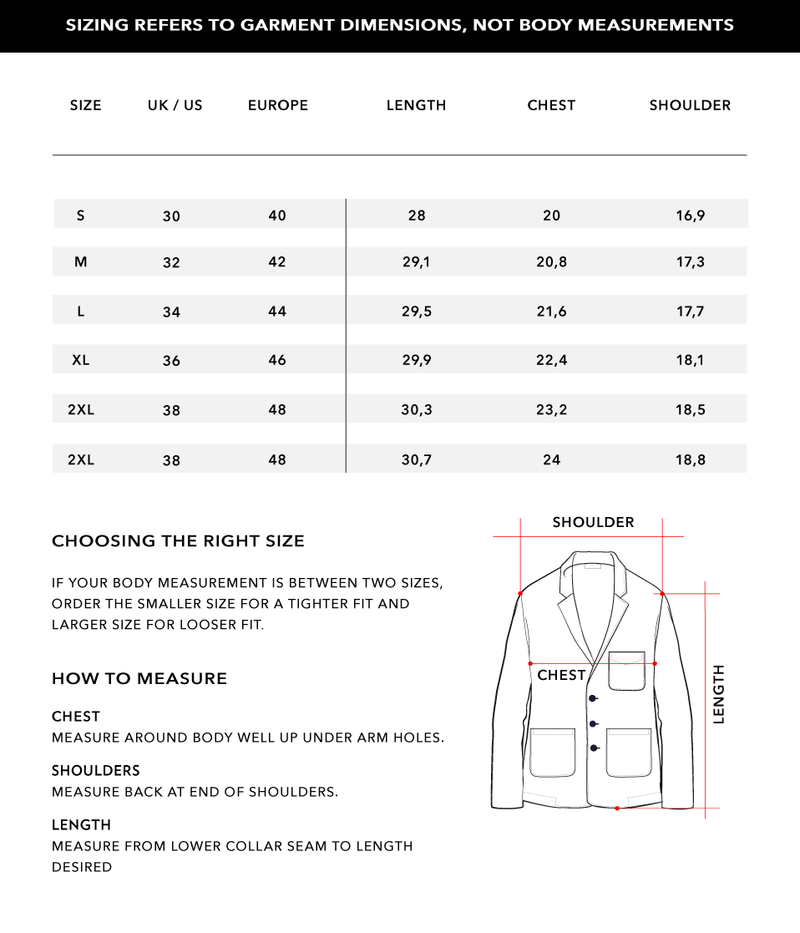Size Chart 2