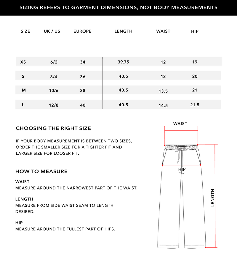 Size Chart 2