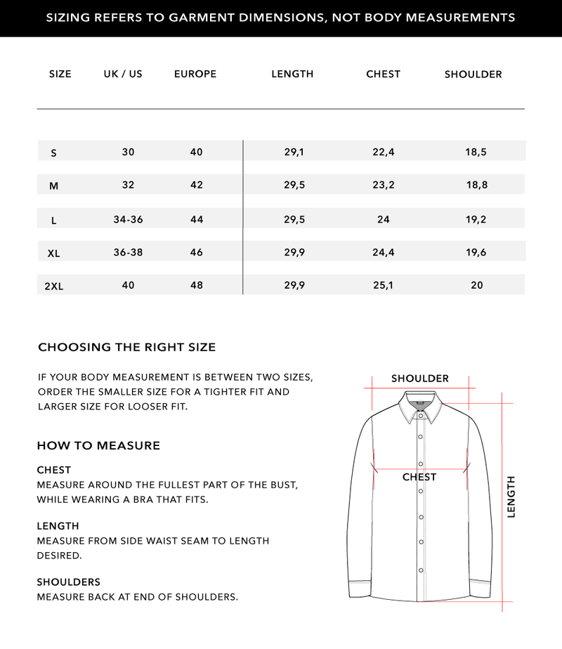Size Chart 2