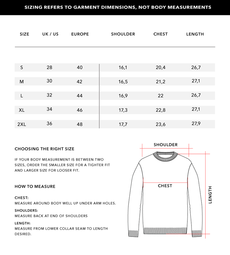 Size Chart 2